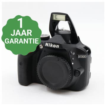 10% korting | Nikon D3300 body | Tweedehands, Verzenden