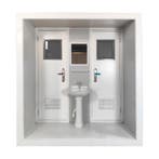 Toilet unit met twee, Doe-het-zelf en Bouw, Nieuw, Overige typen