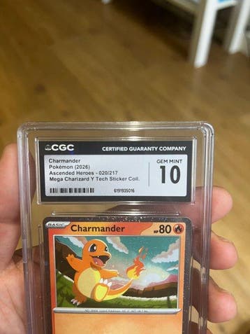 Pokémon - 1 Graded card - Charmander 020/217 Promo card -, Nieuw