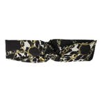Haarband Twist 5cm – Ketting Panter Print – Gladde Stof –, Nieuw