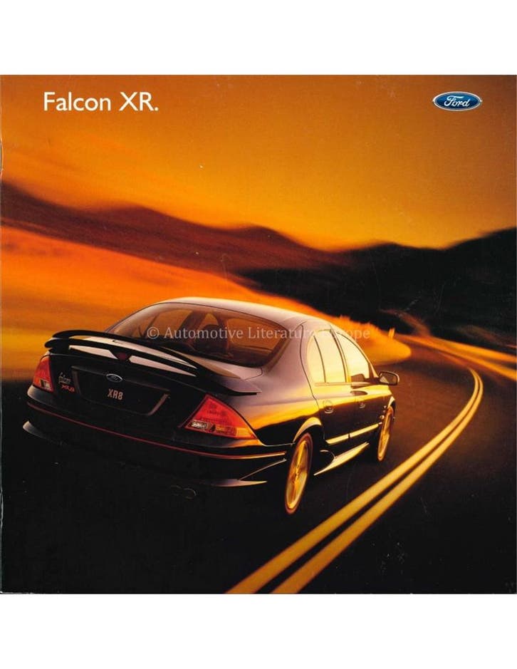 2000 FORD FALCON XR BROCHURE ENGELS, Boeken, Auto's | Folders en Tijdschriften