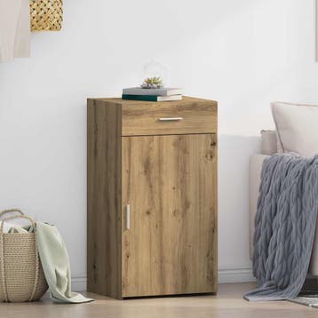 vidaXL Dressoir Artisan Eiken 50 x 42,5 x 93 cm, Verzenden, Nieuw
