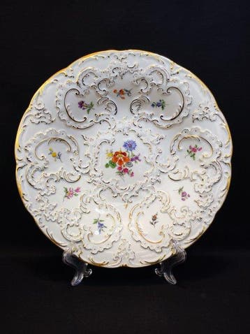 Meissen - Plat - Prunkschale/Prunkteller Ø 28,7 cm