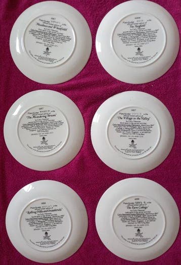 Wedgwood - Colin Newman - Assiette murale (6) - Porcelaine -