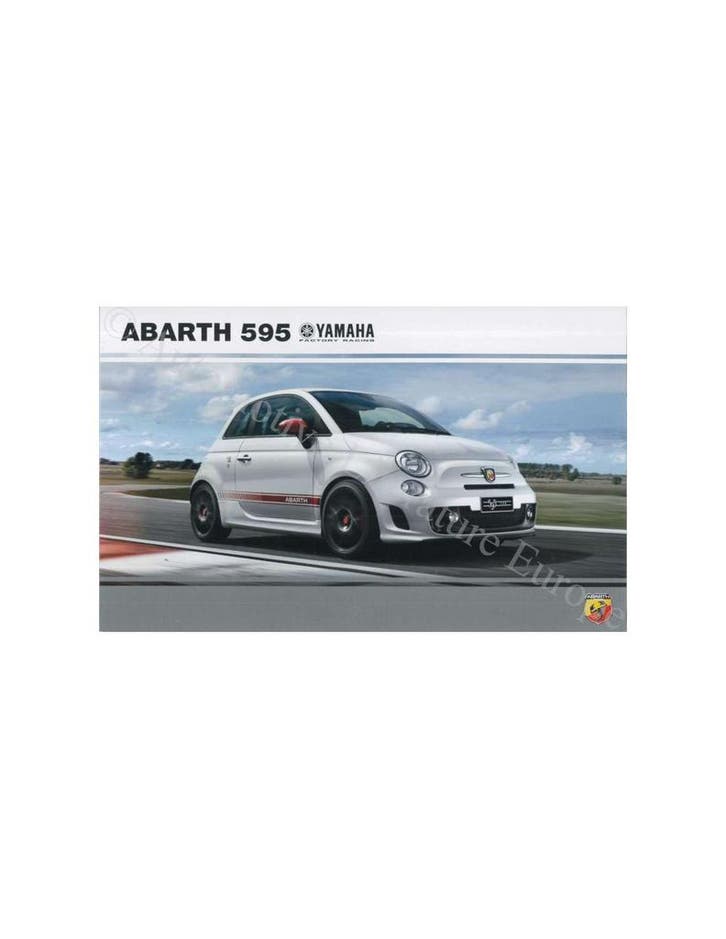 2015 ABARTH 595 YAMAHA FACTORY RACING BROCHURE NEDERLANDS, Livres, Autos | Brochures & Magazines, Enlèvement ou Envoi