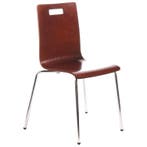 Stoel Holt | Multiplex (Walnoot) | Zithoogte 46cm |, Verzenden, Nieuw in verpakking