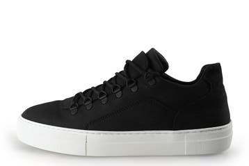 Manfield Sneakers in maat 42 Zwart, Manfield, Verzenden, Zwart, Zo goed als nieuw
