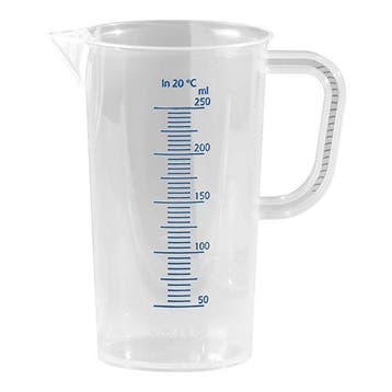 Maatbeker | Kunststof | Maatverdeling | 0.05L | Ø40x70(h)mm, Verzenden, Nieuw in verpakking