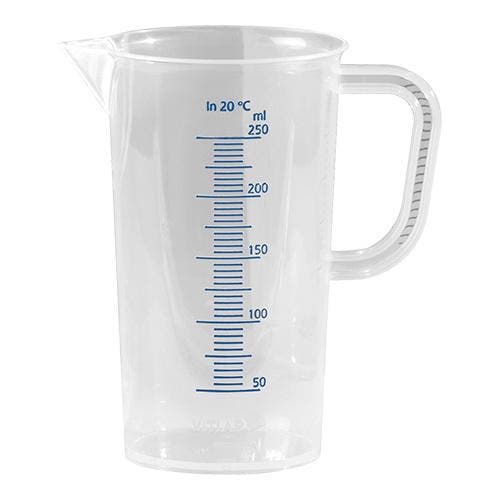 Maatbeker | Kunststof | Maatverdeling | 0.05L | Ø40x70(h)mm, Articles professionnels, Horeca | Équipement de cuisine, Envoi