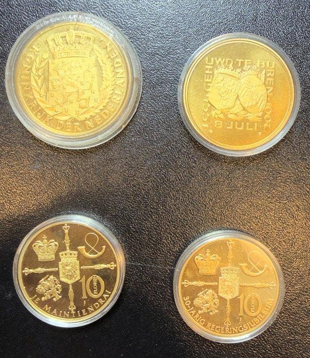 Nederland. Set van 4 Herdenkingspenningen /, Postzegels en Munten, Munten | Europa | Niet-Euromunten