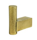 Kapstokhaak Jolie Core 34x34 mm antiek goud, Huis en Inrichting, Nieuw, Overige materialen
