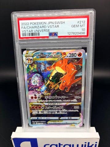 Pokémon - 1 Graded card - Charizard VSTAR - 212/172 - PSA 10