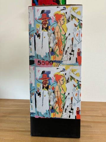 Medicom Toy - Bearbrick 1000% - Jean-Michel Basquiat X Andy