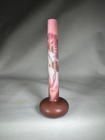 Emile Gallé - Vaas - Glas, Antiek en Kunst