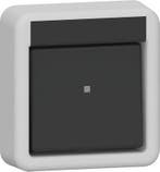 Gira IP44 Waterdichte Wip Schakelaar 10A 250V Grijs - 310635, Verzenden