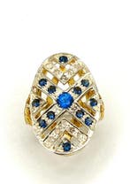 Sans prix de réserve - Bague - 9 carats Or jaune, Argent