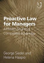 Proactive Law for Managers 9781409401001 George J Siedel, Boeken, Verzenden, Gelezen, George J Siedel