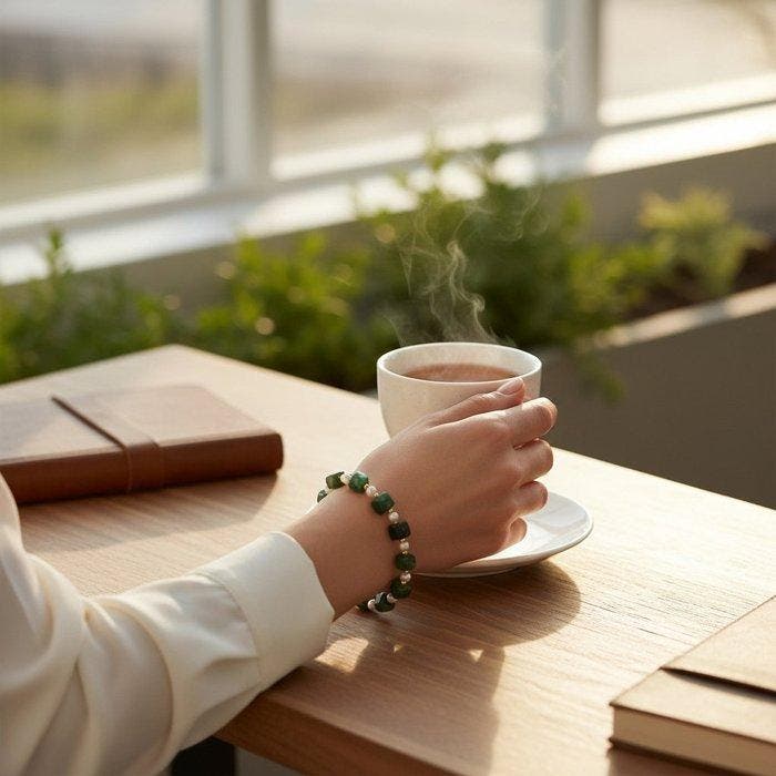 Zonder minimumprijs - Armband - 18 karaat Geel goud Parel -, Handtassen en Accessoires, Armbanden