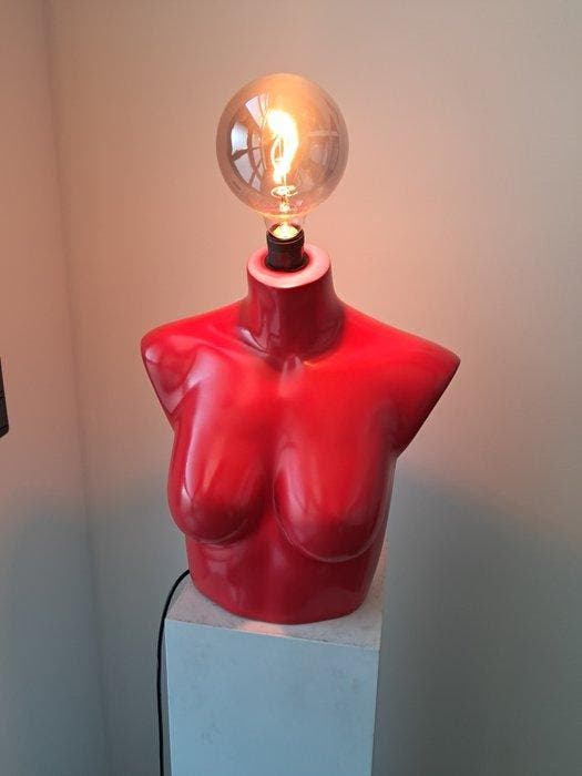 Hans Boodt - Lampe de table - Résine, polyester, Antiquités & Art, Curiosités & Brocante