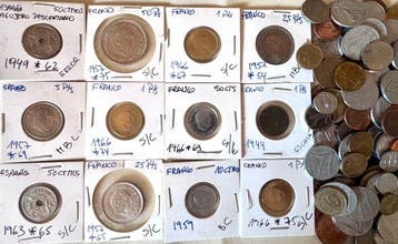 Spanje, Wereld. Francisco Franco Spanish Coin Collection