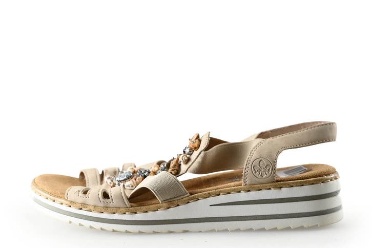 Rieker Sandalen in maat 36 Beige, Kleding | Dames, Schoenen, Beige, Gedragen, Sandalen of Muiltjes, Verzenden