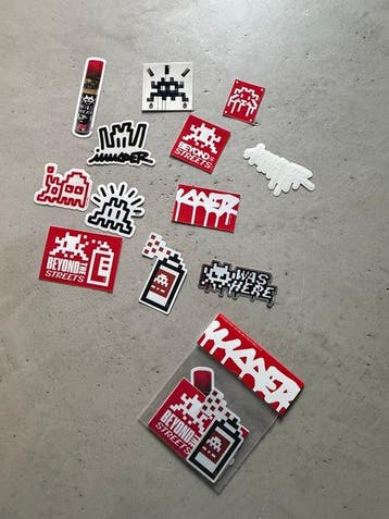 Invader (1969) - Beyond the Streets Paris - Stickerpack 2