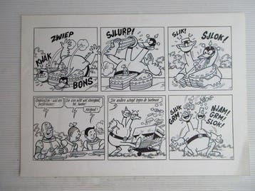 Verhaegen, Marc - 1 Original page - Suske en Wiske - De, Boeken, Stripverhalen, Nieuw