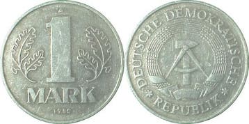 1 Mark Ddr 1980a (MuntenenBankbiljetten-Duitslandvanaf1871), Verzenden, België