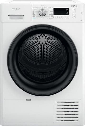 Whirlpool FFTCM118XBBE - Condensdroger - 8 kg - 6th SENSE &, Ophalen of Verzenden, Nieuw