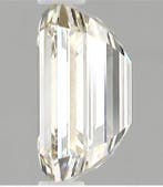 1 pcs Diamant (Natuurlijk) - 1.50 ct - Smaragd - J - VS2 -