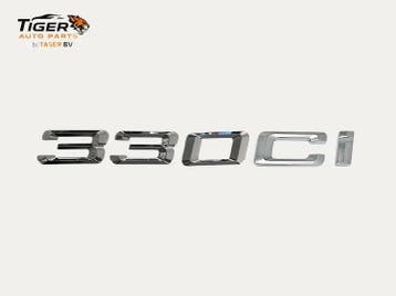 BMW E46 330Ci Embleem Kofferklep Chroom, Nieuw, Achter, BMW, Achterklep