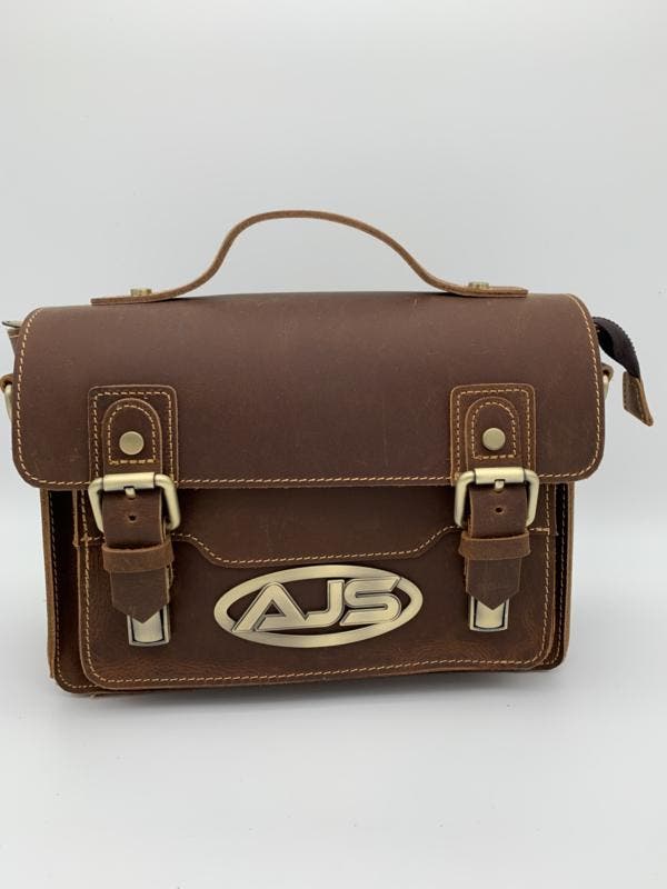 Handtas Leren Aktetas Cognac, Auto-onderdelen, Overige Auto-onderdelen, Nieuw, Ophalen of Verzenden