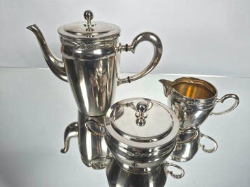 Württemberger MetallwarenFabrik - Koffieservies (3) -, Antiek en Kunst