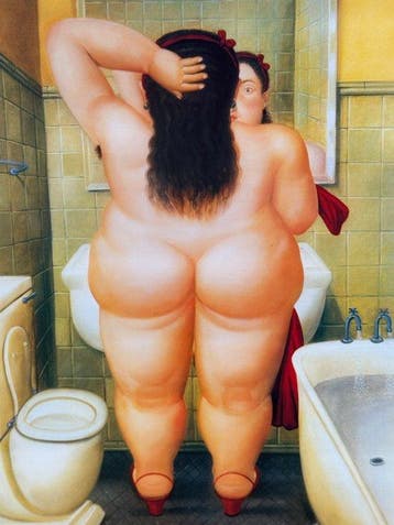 Fernando Botero (after) - Il Bagno
