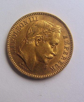 France. Napoléon III. 20 Francs 1866-BB, Strasbourg