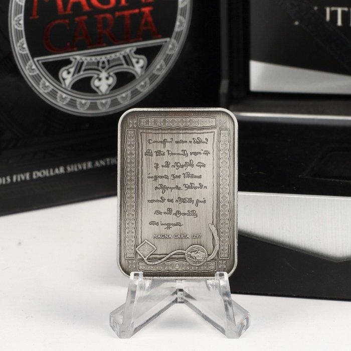 Australië. 5 Dollars 2015 - Magna Carta 1 Oz (Zonder, Timbres & Monnaies, Monnaies | Europe | Monnaies non-euro