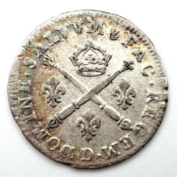 France. Louis XIV (1643-1715). 10 Sols 1704-D, Lyon (Sans