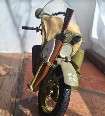 Franklin Mint 1:12 - Model motorfiets - Harley-Davidson WLA, Nieuw