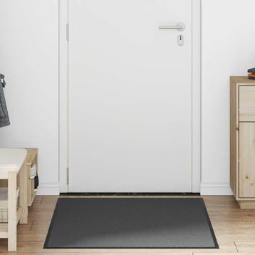vidaXL Deurmat 90x120 cm antracietkleurig, Verzenden, Nieuw