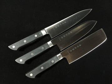 Brand New Set of 3 Japanese Kitchen Knives - Noshu Masamune