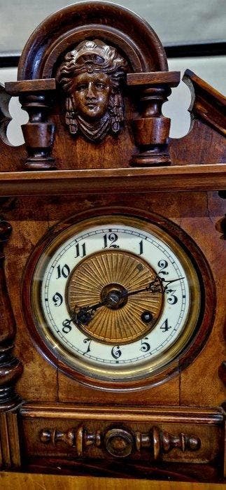Pendule à balancier - Junghans - Vintage Bois, Laiton -