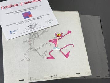 Friz Freleng - Cellule danimation originale et dessin du