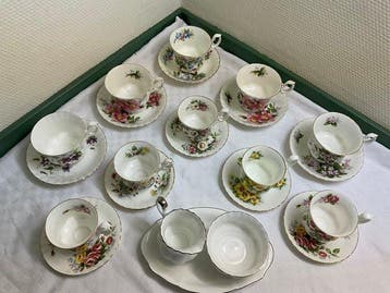 Royal Albert - Koffie- en theeservies (23) - bone china, Antiek en Kunst