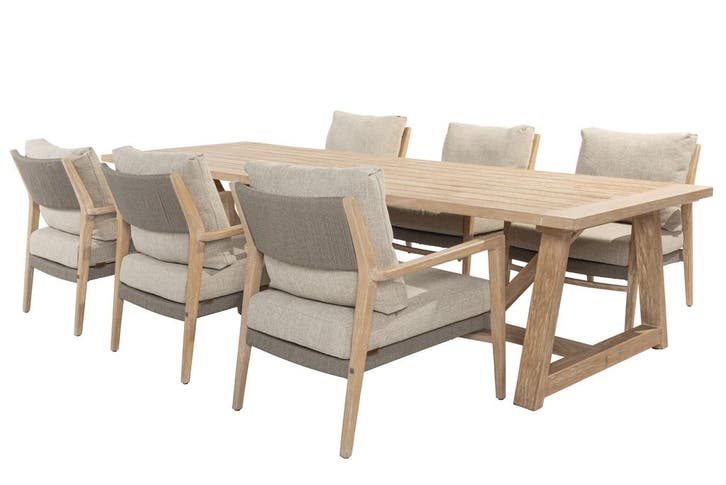 4 Seasons Outdoor Julia low tuinset met Noah tafel, Jardin & Terrasse, Ensembles de jardin