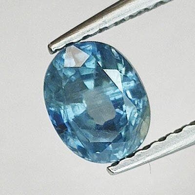 Blauw Saffier - 1.01 ct - Antwerp Laboratory for Gemstone, Handtassen en Accessoires, Edelstenen