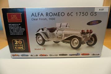 CMC 1:18 - Voiture de sport miniature - Alfa Romeo 6C 1750