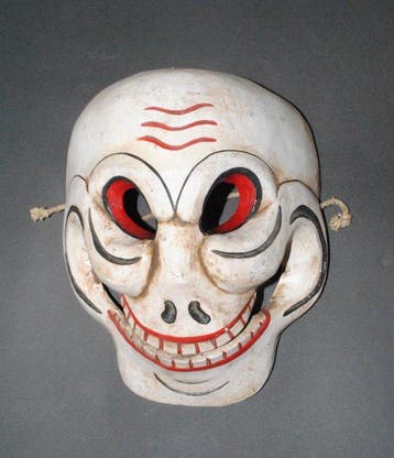 Grote Tibetaans dansmasker – doodshoofd Skull Citipati – 30, Antiek en Kunst, Kunst | Niet-Westerse kunst