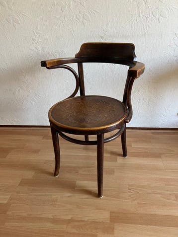 Thonet - Stoel - Eik - Café Stoel, Antiek en Kunst