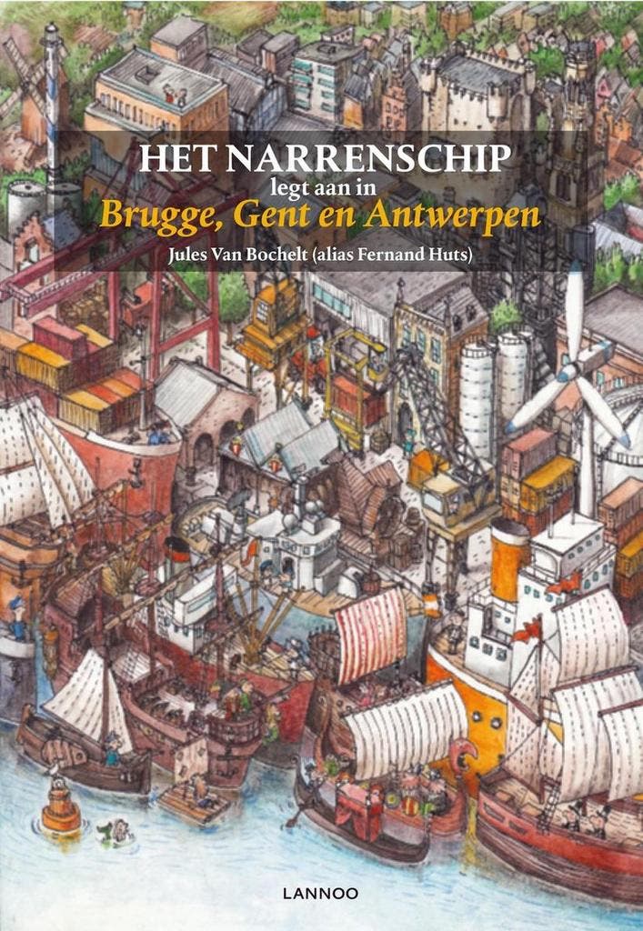 Het narrenschip legt aan in Brugge, Gent en Antwerpen, Boeken, Geschiedenis | Nationaal, Zo goed als nieuw, Verzenden