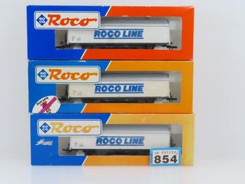 Roco H0 - 46400 - Modeltrein goederenwagon (3) - 3, Nieuw